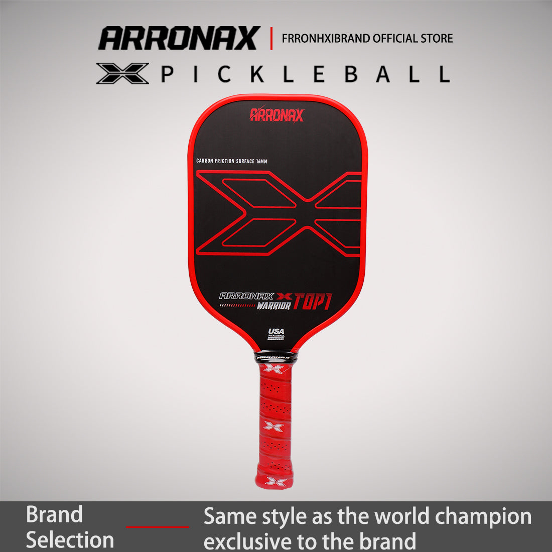 Warrior X Top 1 Pickleball Balanced Paddle (16mm)