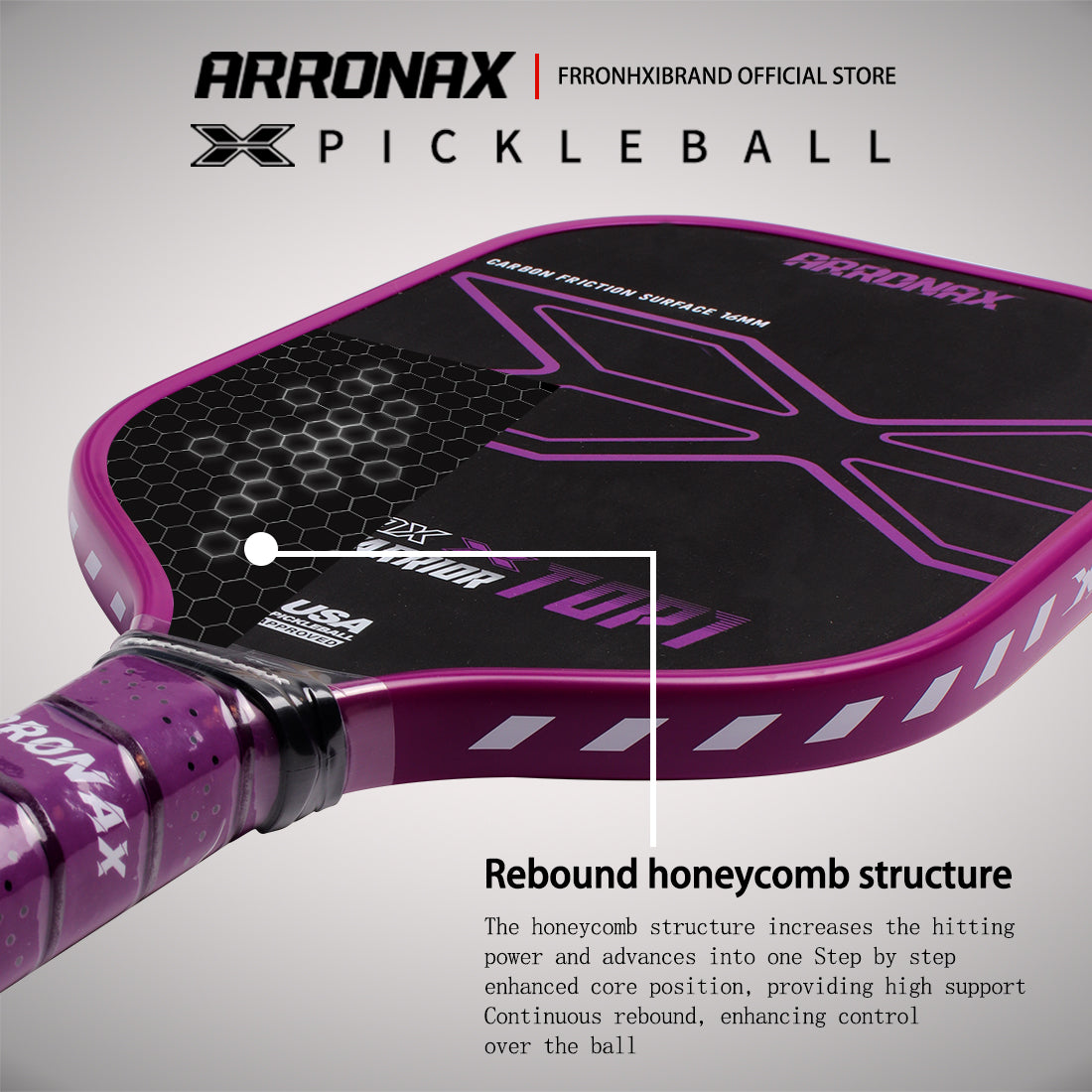 Warrior X Top 1 Pickleball Balanced Paddle (16mm)