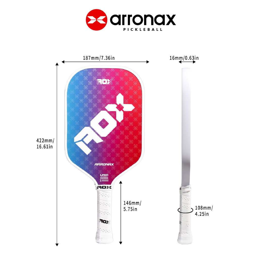 AOX60 Fiberglass Honeycomb Composite Pickleball Paddle (16mm)