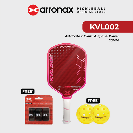 ARRONAX KVL002 Upgraded Premium Kevlar Pickleball Paddle (16mm)