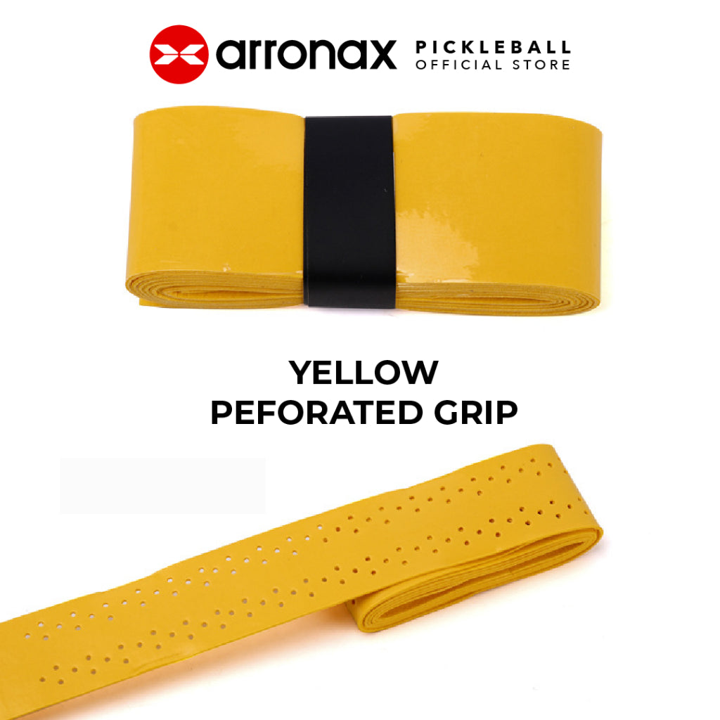 Arronax Premium PU Leather Pickleball Grip Sweat-Absorbing Non-Slip Ribbed for Superior Comfort