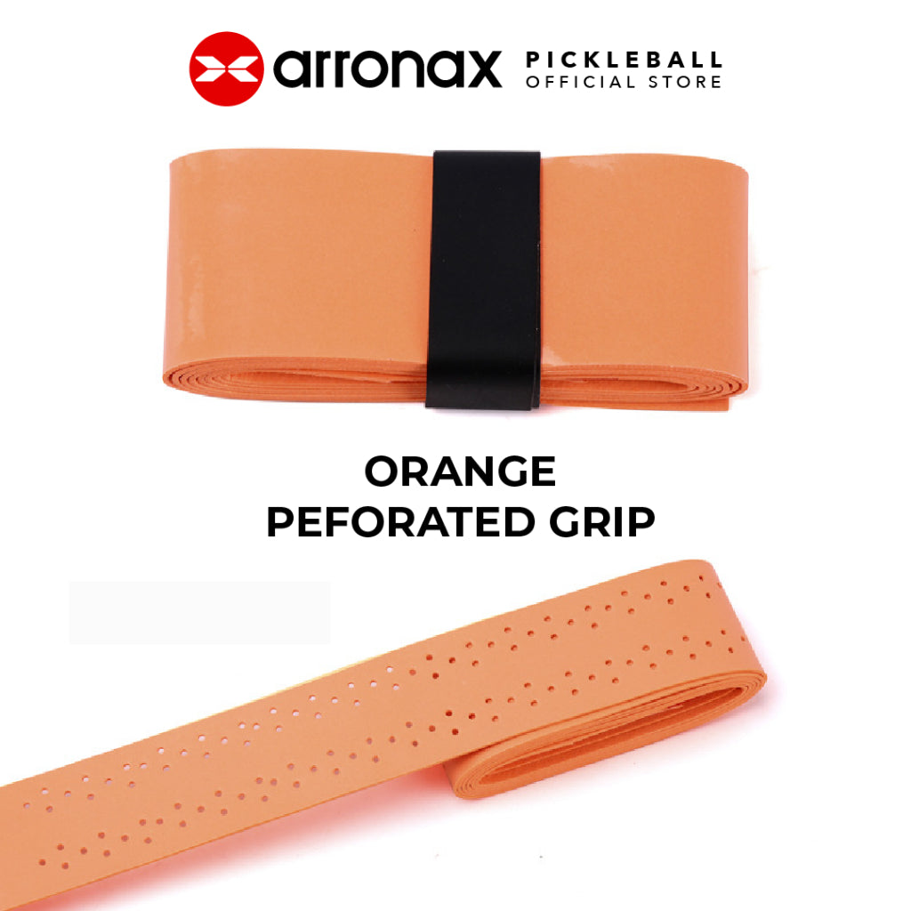 Arronax Premium PU Leather Pickleball Grip Sweat-Absorbing Non-Slip Ribbed for Superior Comfort