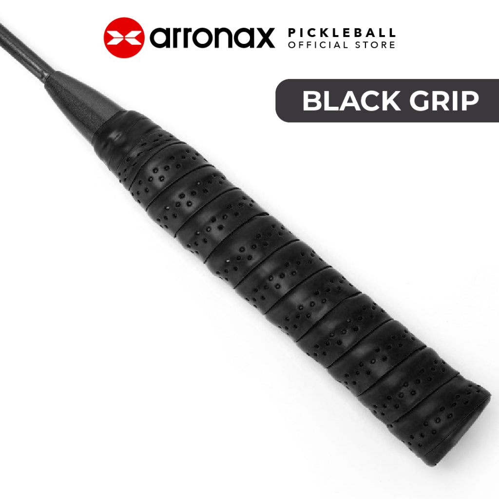 Arronax Premium PU Leather Pickleball Grip Sweat-Absorbing Non-Slip Ribbed for Superior Comfort